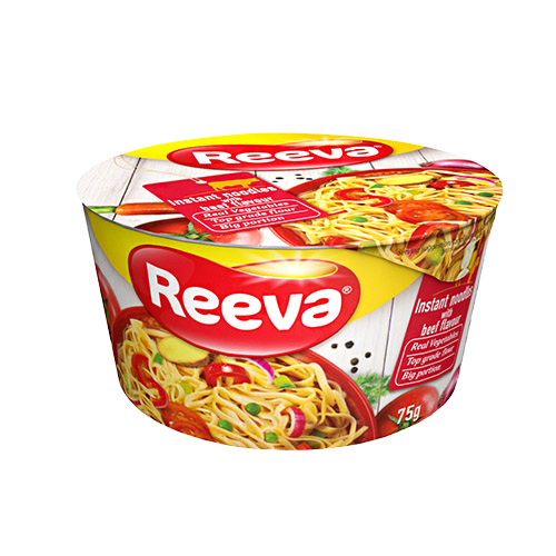 Reeva cup noodle, beef 75g
