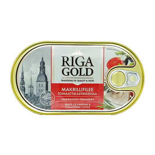 Riga Gold Филе скумбрии в томатном соусе