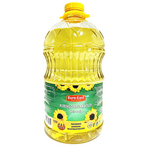 Euro-East Sunflower oil, refined 4,8L